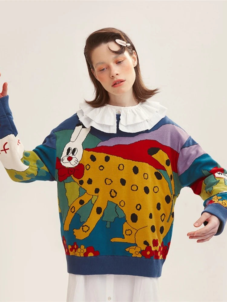 R Cartoon Sweater
