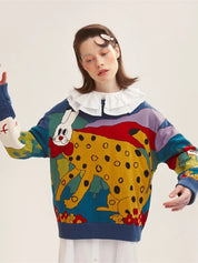 R Cartoon Sweater