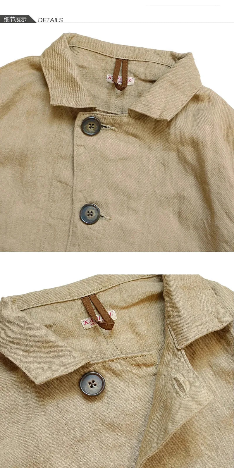 Color Block Lapel Shirt Jacket