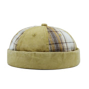Plaid Patchwork Docker Cap