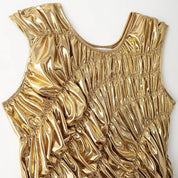 GOLD Gold Maxi Evening Dress