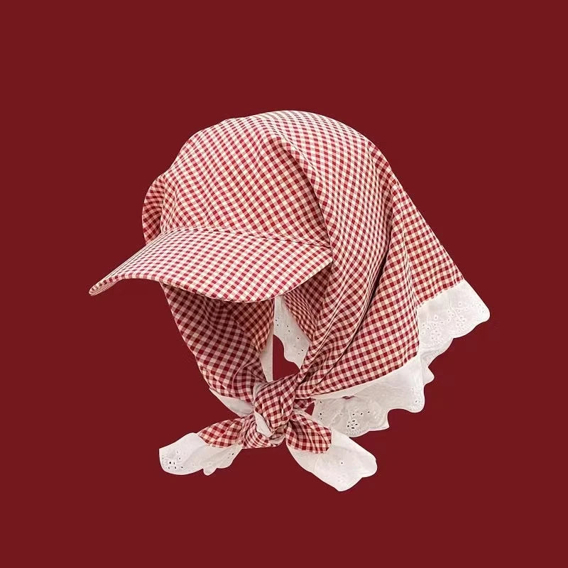 Vintage style baseball cap with bandana