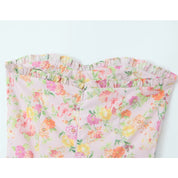 Yamit - Floral strapless maxi dress
