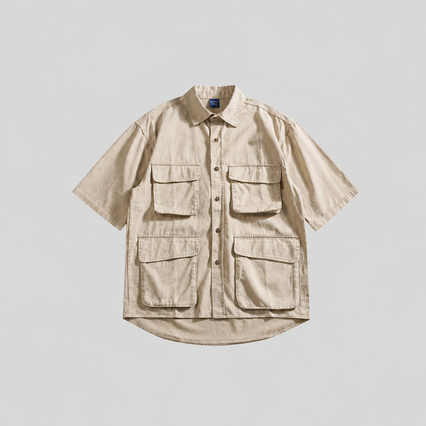 Men's Multi-Pocket Workwear Shirt