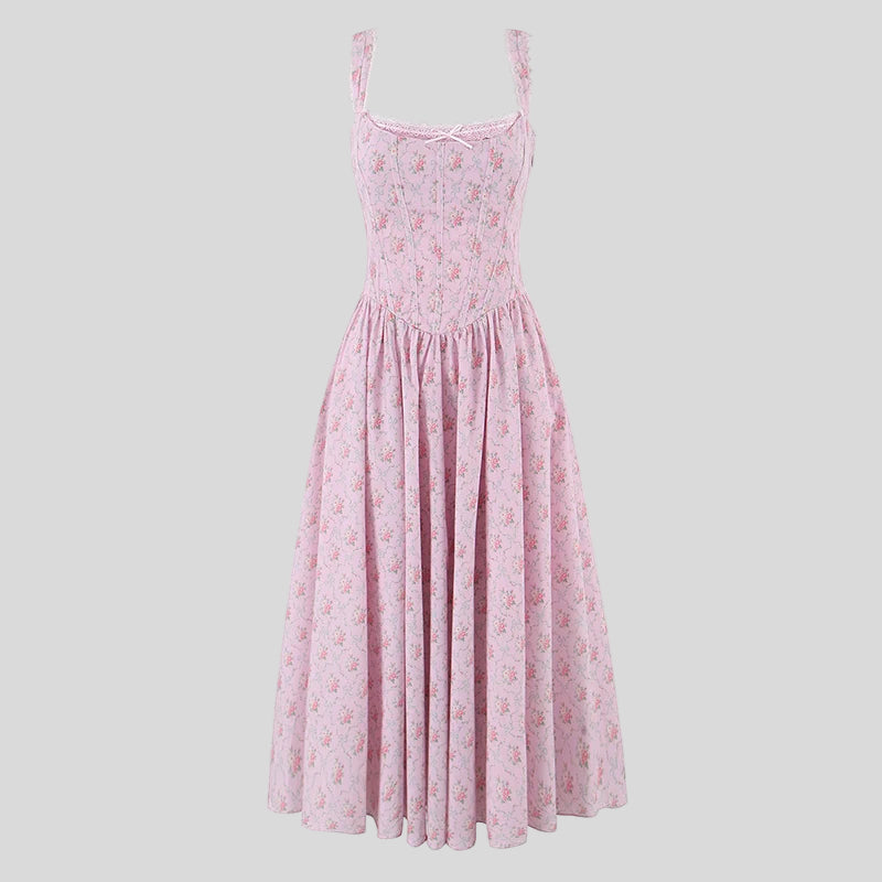 Yaara- Vintage Style Maxi Dress