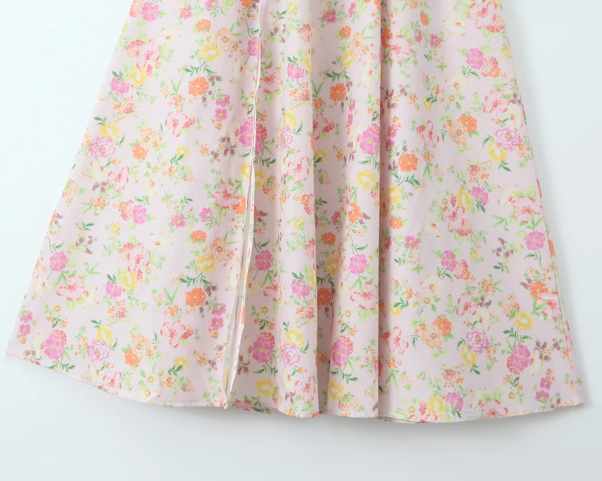 Yamit - Floral strapless maxi dress