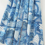 2024 Summer New Product Fashionable Casual Women'S Sexy Waist Closing V-Neck Open Back Lacing Design Sling Dress