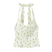 Anal - Lemon halter top and panties set