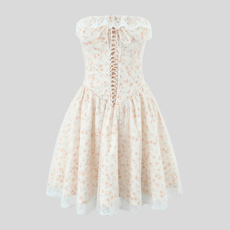 Romi - Vintage-style floral mini dress