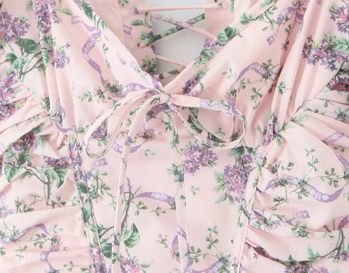 Taya- Corset Midi Dress