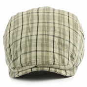 Retro Plaid Beret Hat