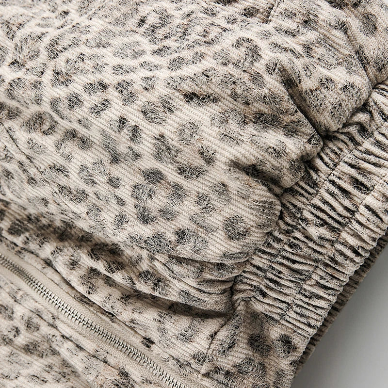 NOM Leopard Fur Jacket