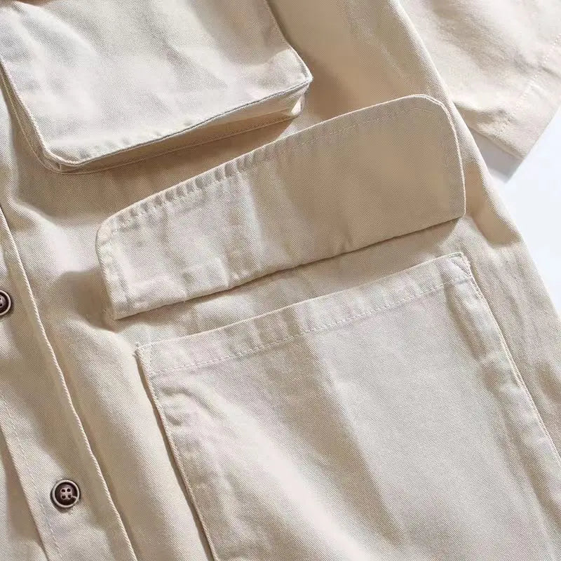Men's Multi-Pocket Workwear Shirt