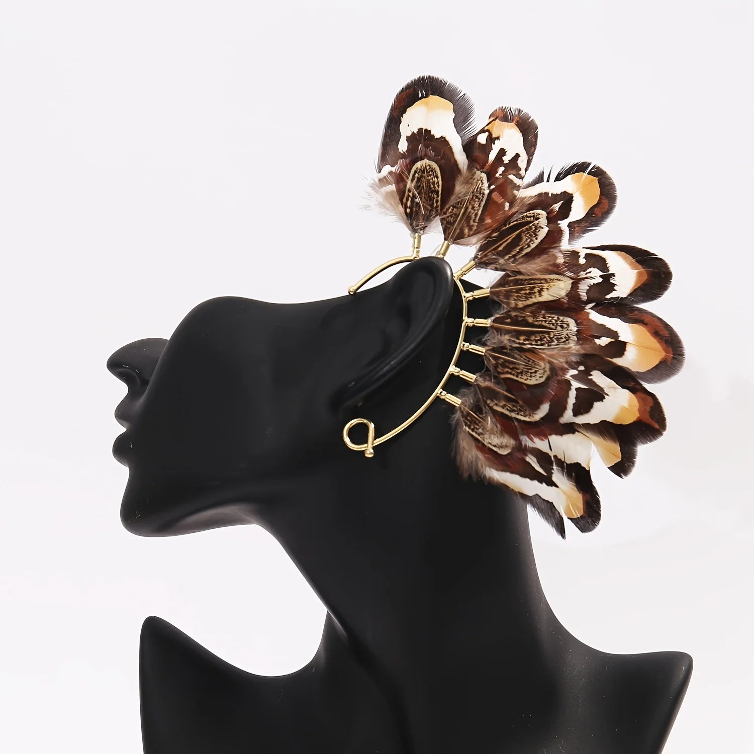 Feather earring