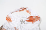 AYMI wide mini dress with starfish