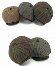 Striped Beret Hat