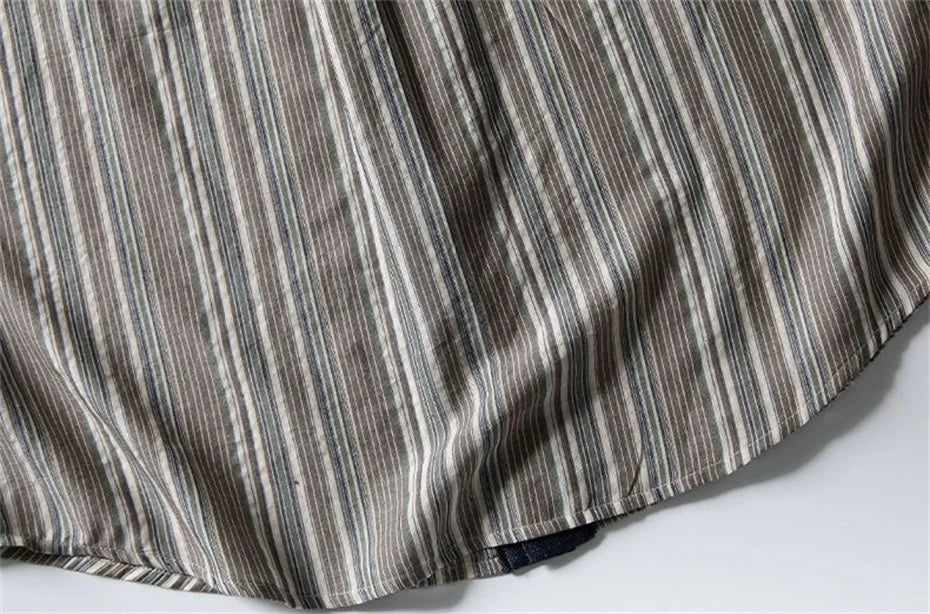 Men's Striped Oversized Shirt