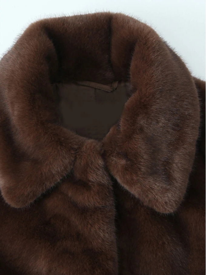 TO Warm Short Fur Jacket