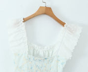 Princess - Layered mini dress with lace