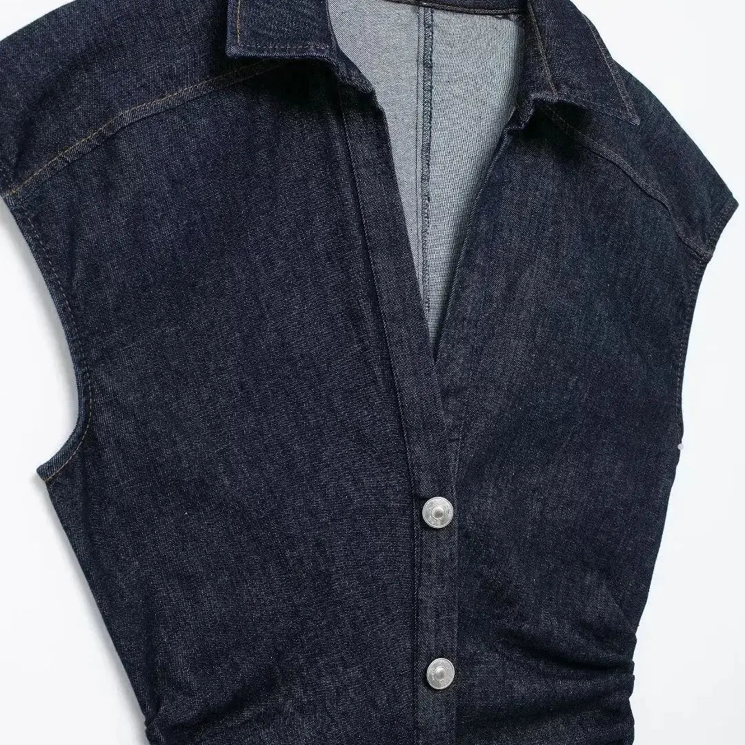 Jein Button Denim Dress