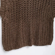 TIM Brown Button Vest