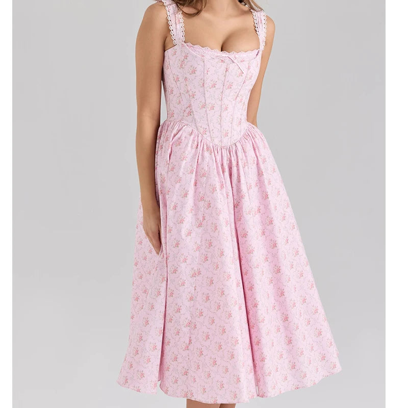 Yaara- Vintage Style Maxi Dress