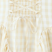 Yaela- Puffy plaid dress