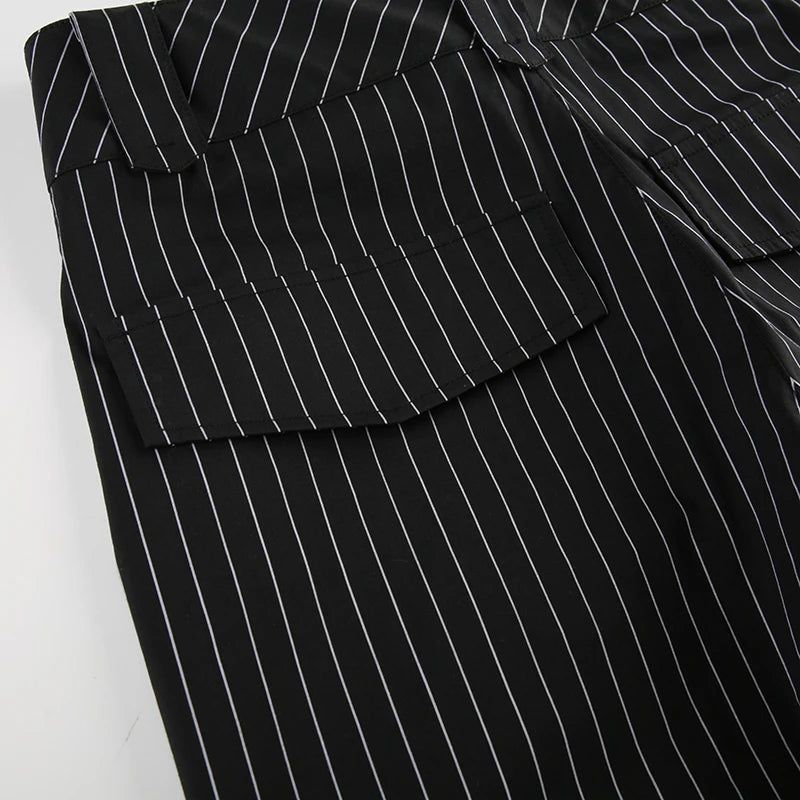 UU Elegant Striped Low Pants
