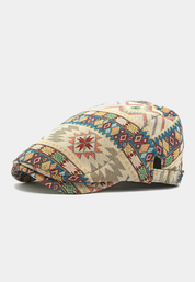 The Elan Hat – Jacquard Flat Beret