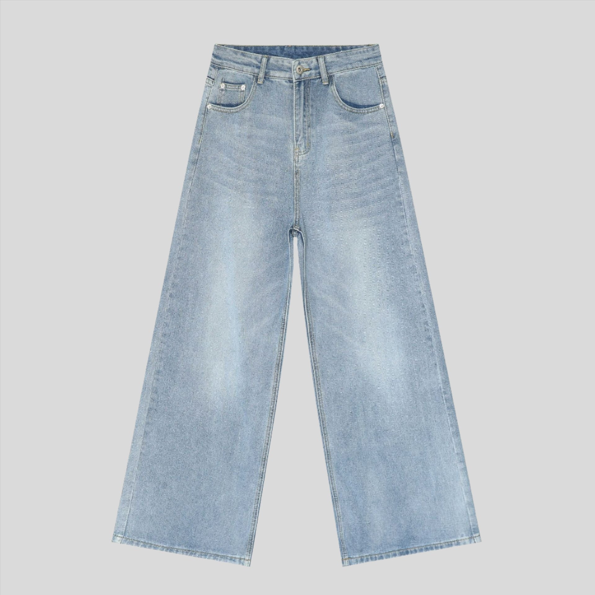European-Style Flared Jeans