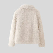 Pearl White Fur Coat