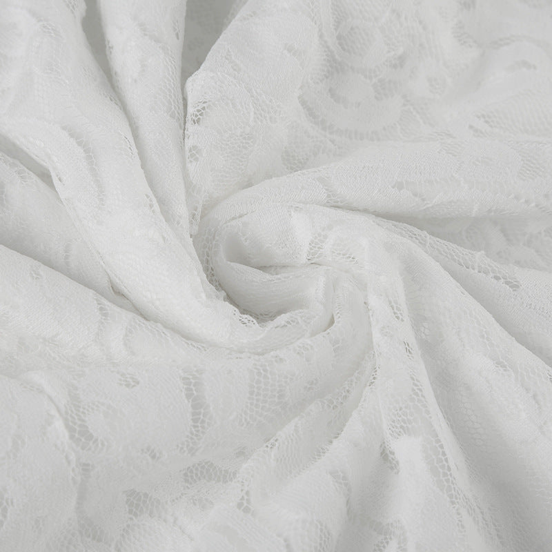 Lil White Lace Maxi Skirt