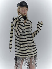 RI Bunny-Ear Stripe Knit