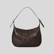POPO Brown Leather Crossbody Bag