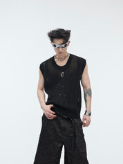 NOMADIC Torn Buckle Mesh Tank