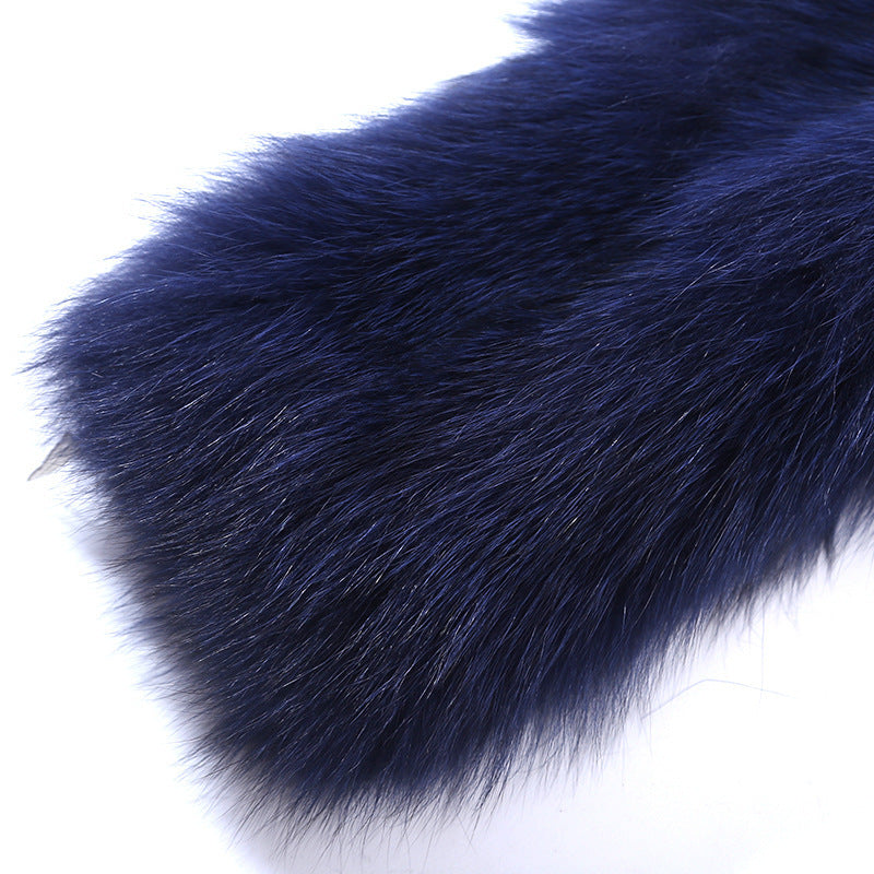 SO Blue Fur Coat