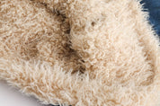 JON Denim Coat with Fur