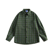 Vintage Plaid Long Shirt