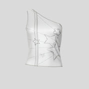 One-Sleeve Stars Tank