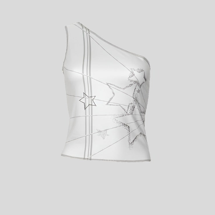 One-Sleeve Stars Tank