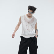 NOMADIC Torn Buckle Mesh Tank