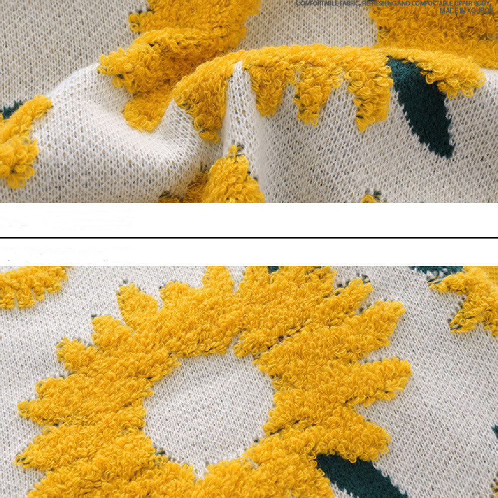 Sunflower Black-White Knit
