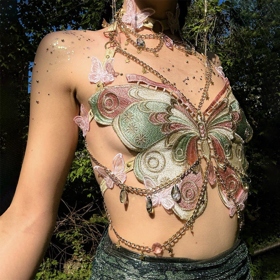 Butterfly Top with Chains
