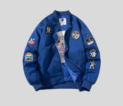 SHON Patch Baseball Jacket