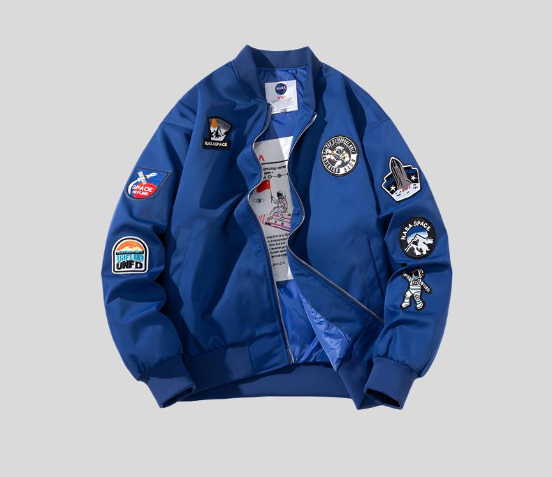 SHON Patch Baseball Jacket