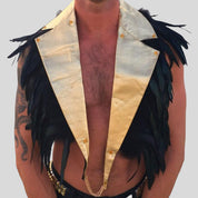 BURN Feather Vest