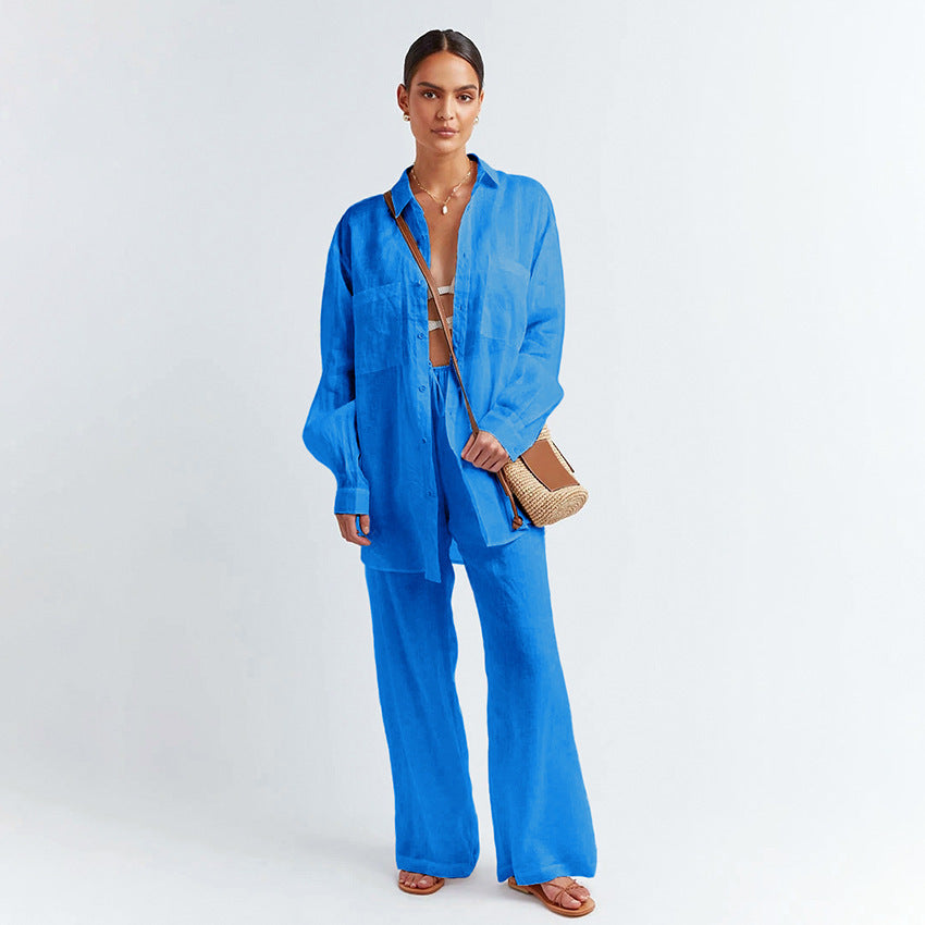 Classic Shirt Suit Set