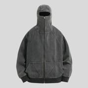 YU Hooded Face-Cover Hoodie