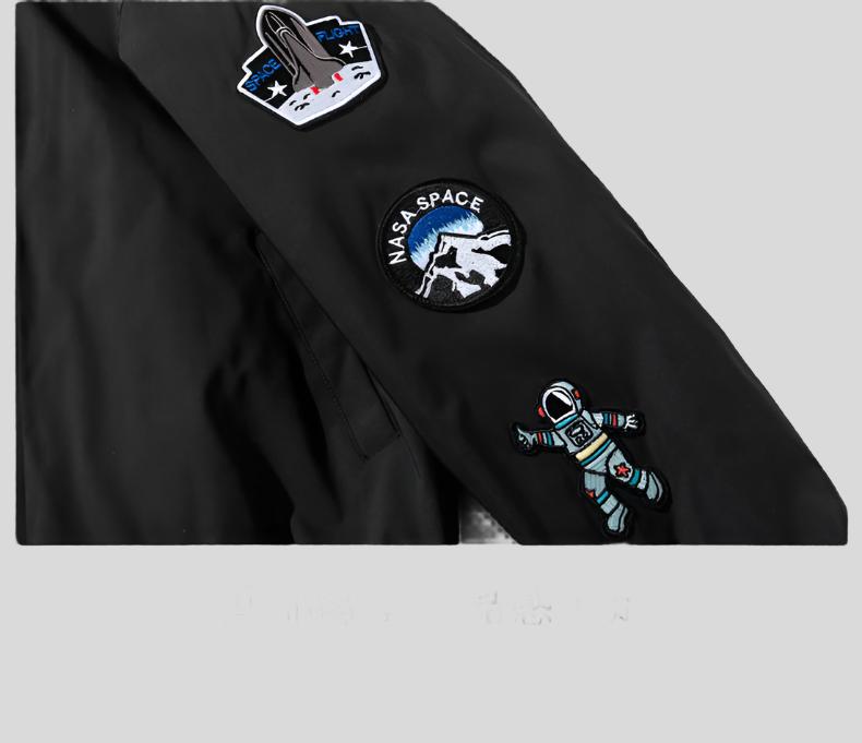 SHON Patch Baseball Jacket