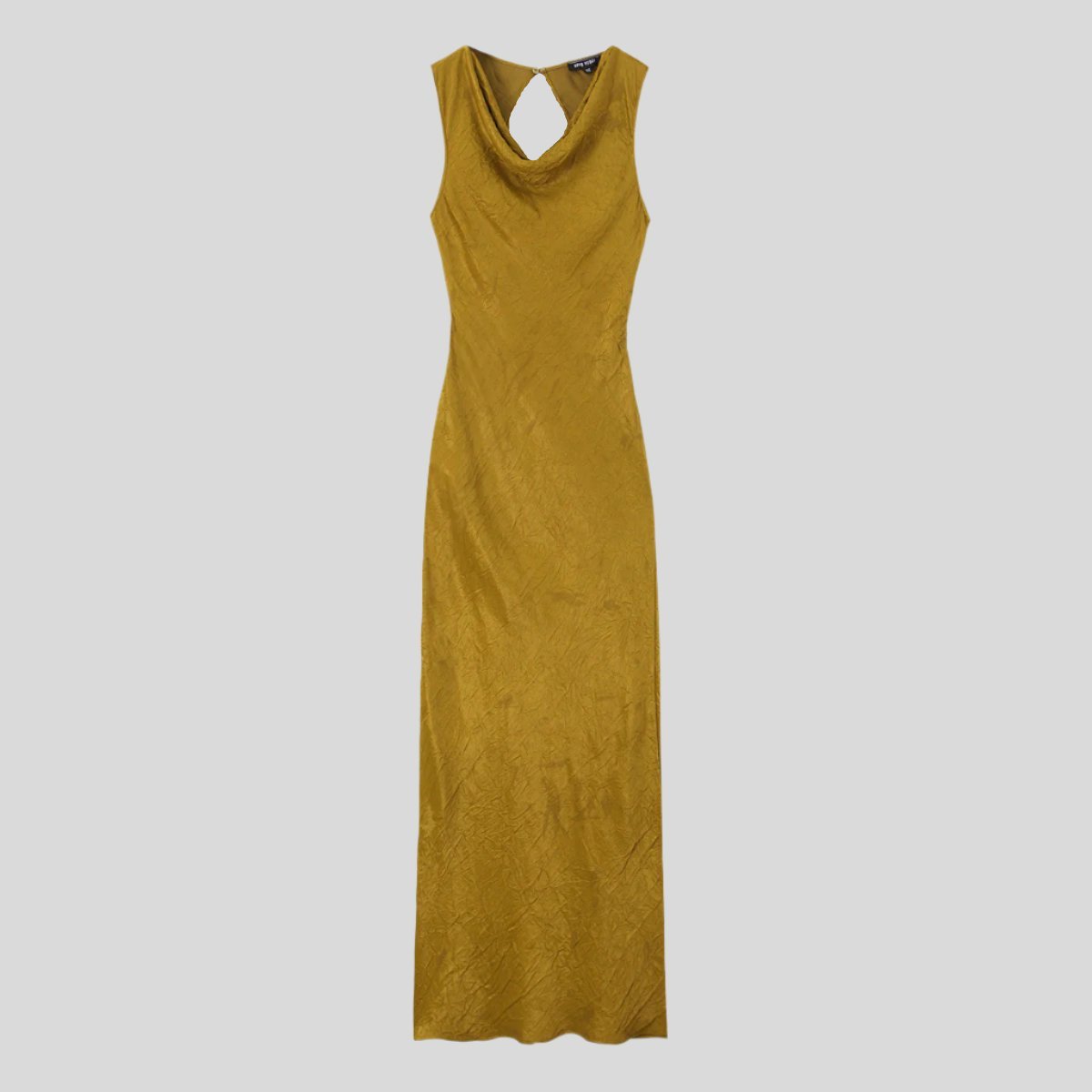 HOK Mustard Satin Dress